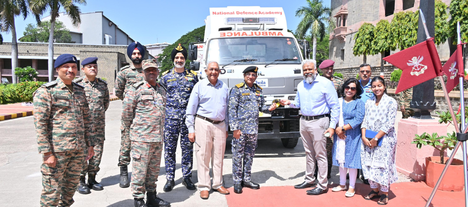 Chola Foundation hands over ALS Ambulance to NDA to enhance Emergency Care